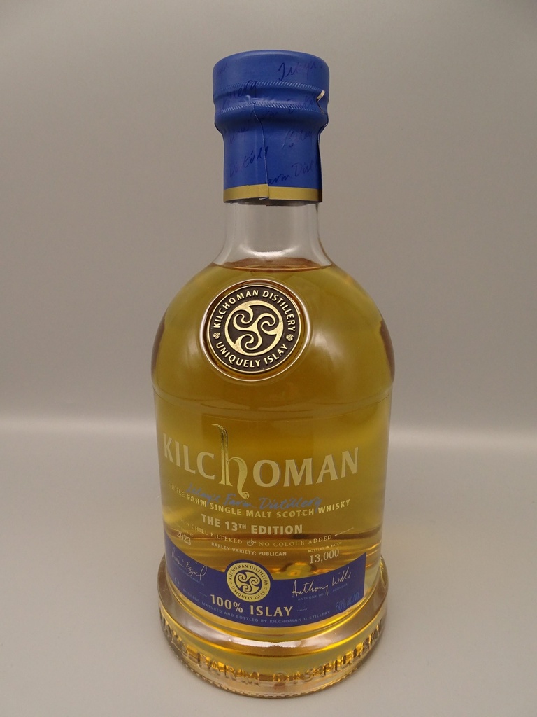 Kilchoman 100% Islay 13th Edition 2023 (44 Bourbon Barrels) 50%