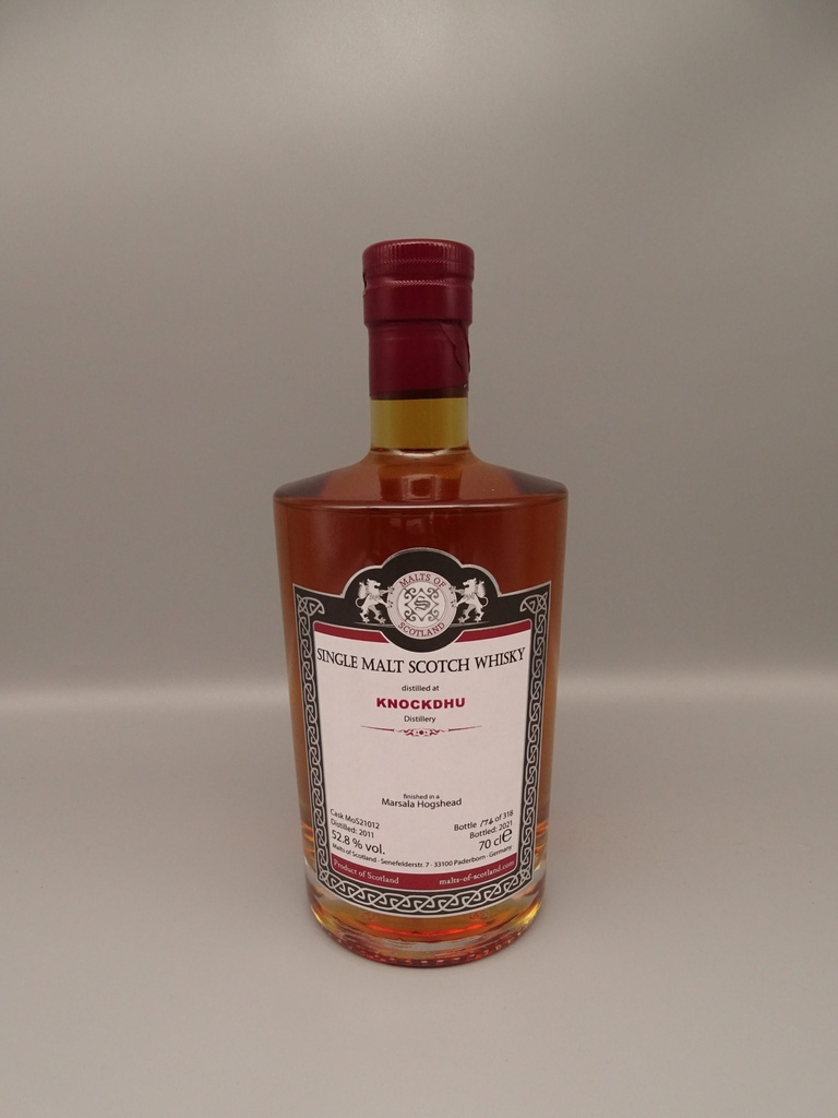 Knockdhu 2011/2021 Marsala Finish 52,8%