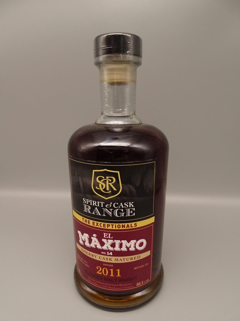 El Maximo No. 14 1st Fill Sherry Casks 60,5%