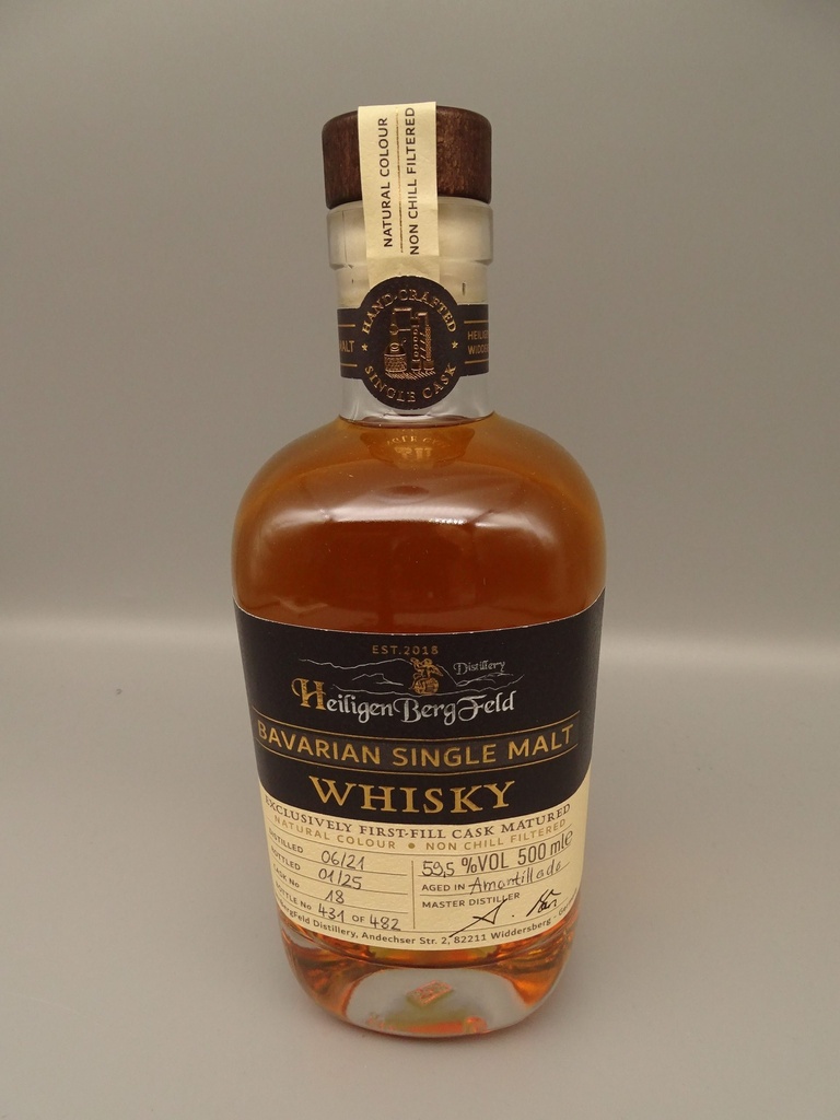 HeiligenBergFeld 2021/2024 Cask No. 18 First Fill Amontillado Sherry 59,5% 500ml