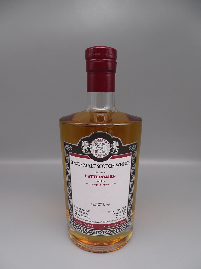 Fettercairn 2006/2021 Bourbon Barrel No. #MoS21027 51,6% (Kopie)