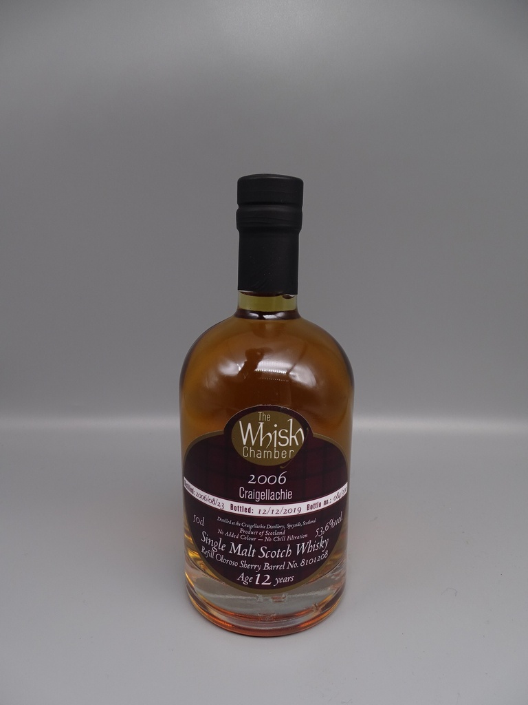 Craigeallachie 2006/2019 Refill Oloroso Barrel #8101208 53,6% 500ml