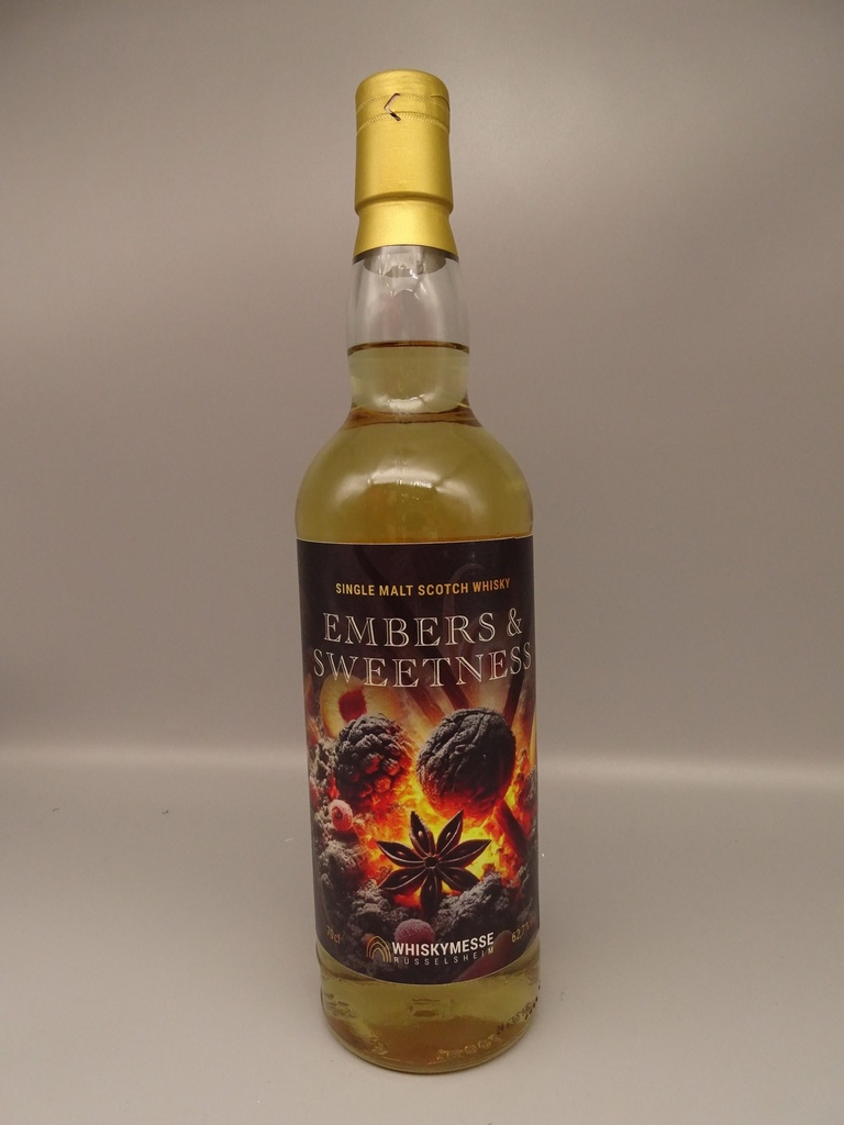 Ruadh maor (peated Glenturret) 2014/2024 9yo EMBERS & SWEETNESS Rüsselsheim 2025 Bourbon Hogshead 62,7%