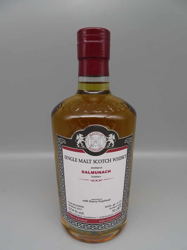 Dalmunach 2015/2026  Refill Sherry Hogshead 57,4%