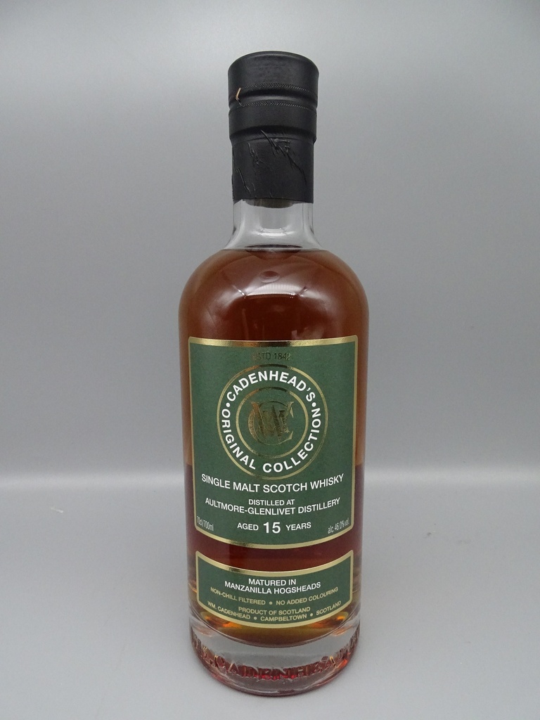 Aultmore-Glenlivet 15yo Manzanilla Finish 46%