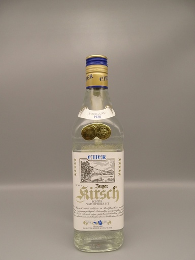 ETTER Zuger Jahrgangs-Kirsch 1976 42% 70 cl