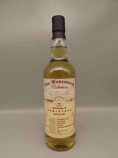 Tomintoul 2006/2017 11yo Garrison Bourbon Cask 55,9%