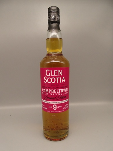 [P0005177] Glen Scotia 9yo Campbeltown Festival 2025 Heavily Peated Ribera del Duero Finish Casks 54,3%